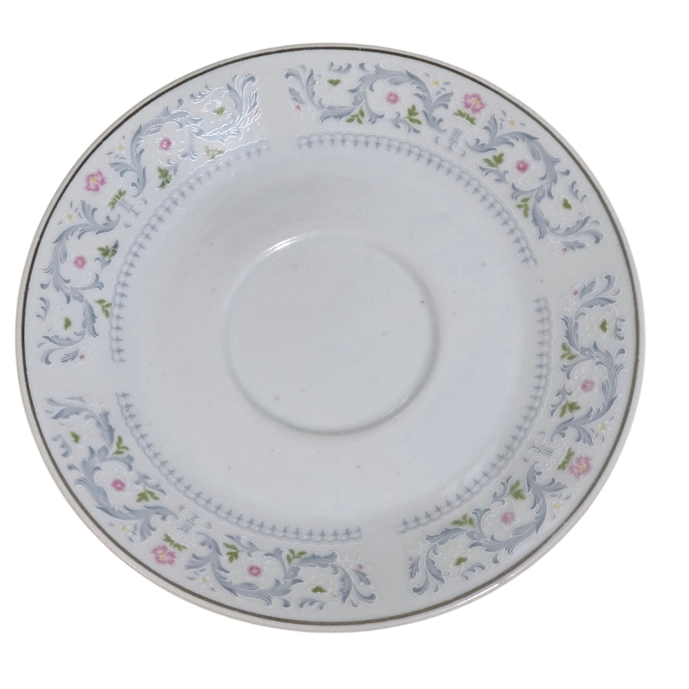 FTD Vintsge Floral Pattern Saucer Plate